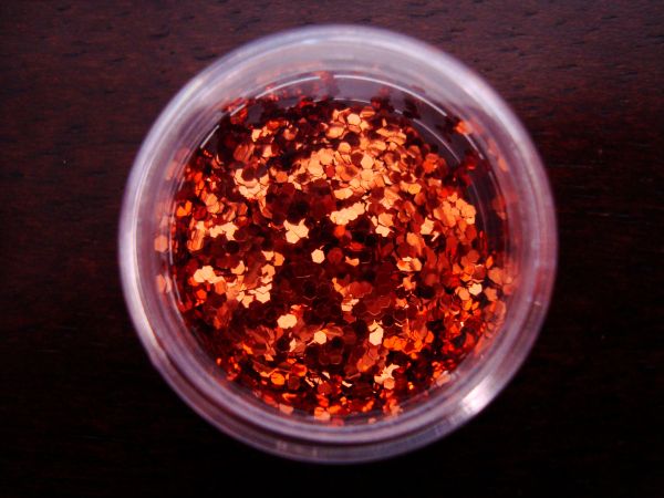 Glitter de bolinha Cobre