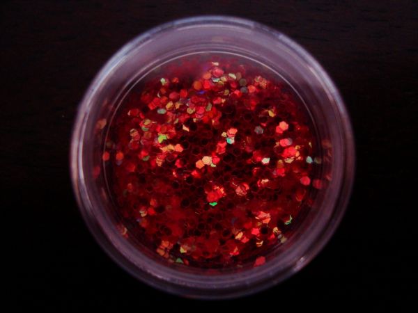 Glitter de bolinha Vermelho